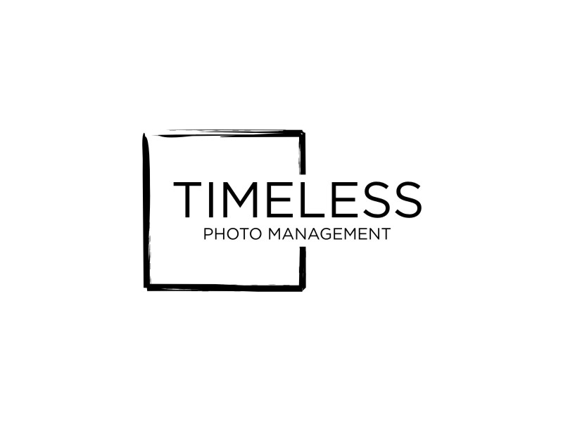 "Timeless Photo Mgmt" or "Timeless Photo Management" logo design by Neng Khusna