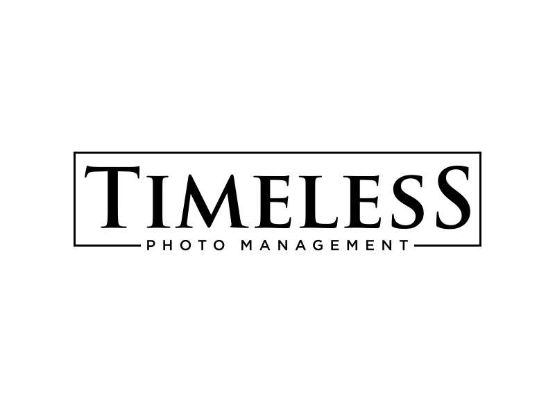 "Timeless Photo Mgmt" or "Timeless Photo Management" logo design by brandshark