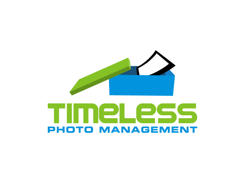 "Timeless Photo Mgmt" or "Timeless Photo Management" logo design by KDesigns