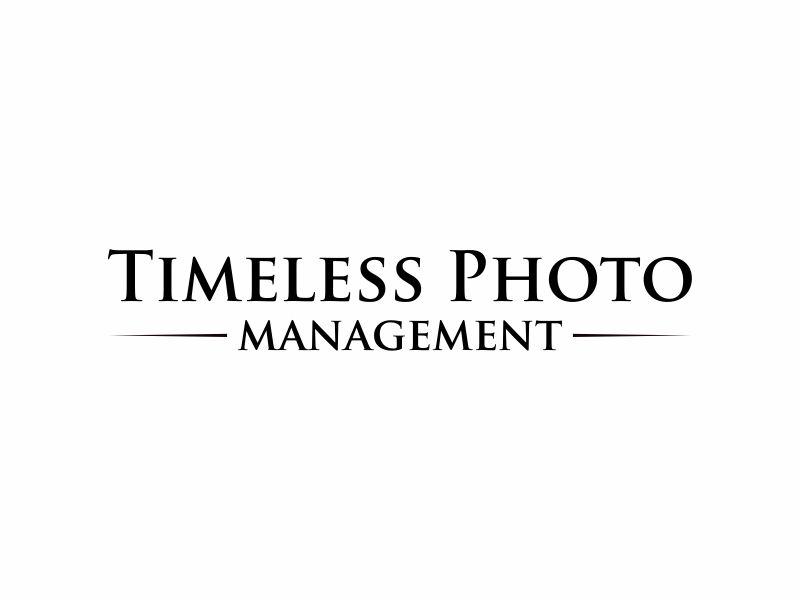 "Timeless Photo Mgmt" or "Timeless Photo Management" logo design by giphone