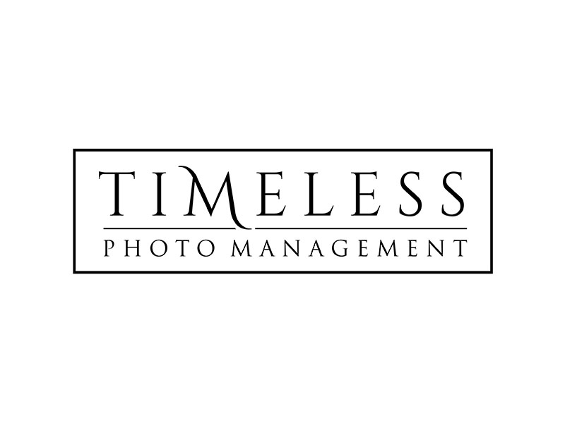 "Timeless Photo Mgmt" or "Timeless Photo Management" logo design by ndaru