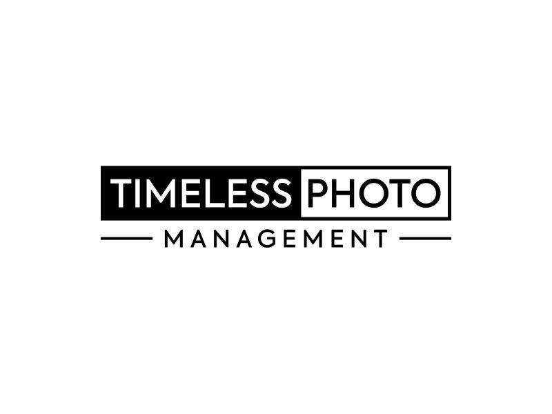 "Timeless Photo Mgmt" or "Timeless Photo Management" logo design by ragnar