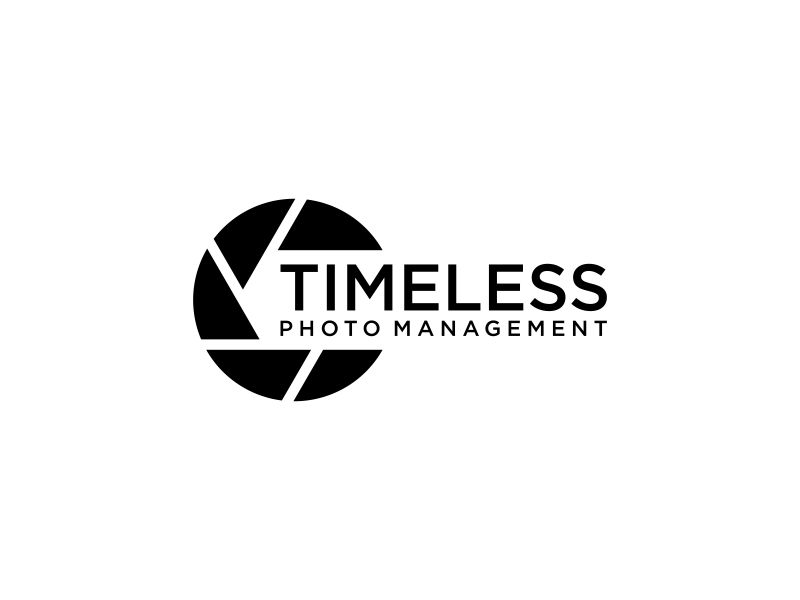 "Timeless Photo Mgmt" or "Timeless Photo Management" logo design by glasslogo