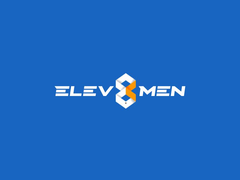 Elev8Men logo design by giphone