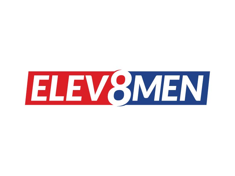 Elev8Men logo design by perf8symmetry