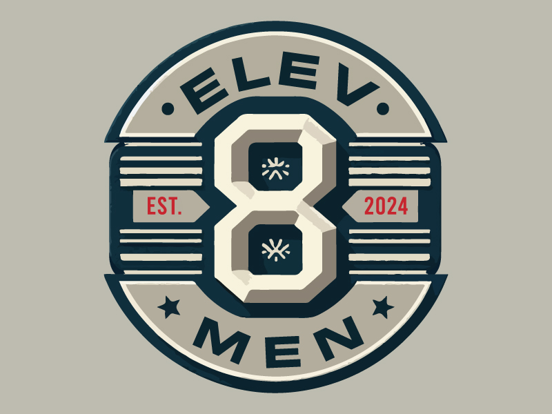 Elev8Men logo design by Crushboysourav