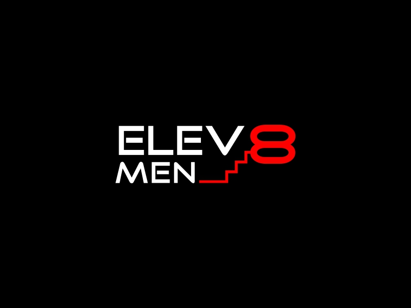 Elev8Men logo design by luckyprasetyo