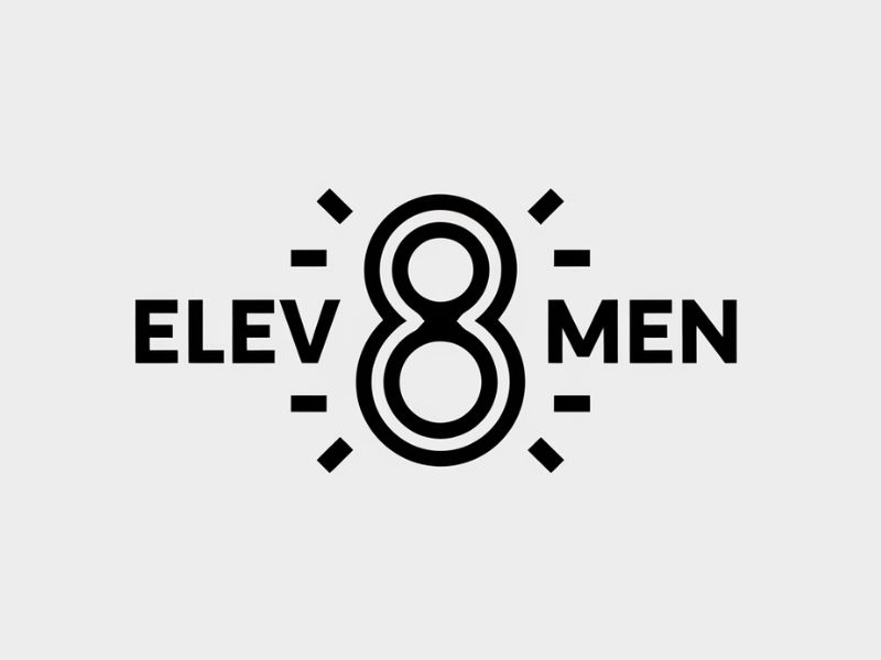 Elev8Men logo design by Octavino Arianto