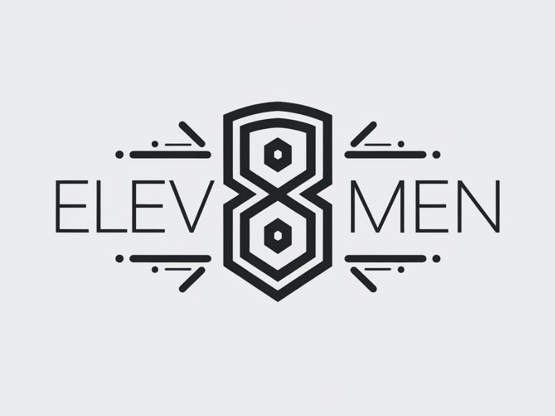 Elev8Men logo design by Octavino Arianto