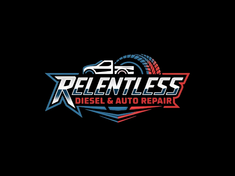 Relentless Diesel & Auto Repair logo design by salim