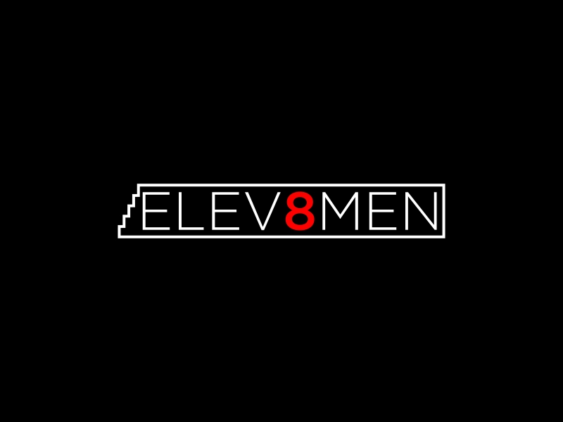 Elev8Men logo design by luckyprasetyo