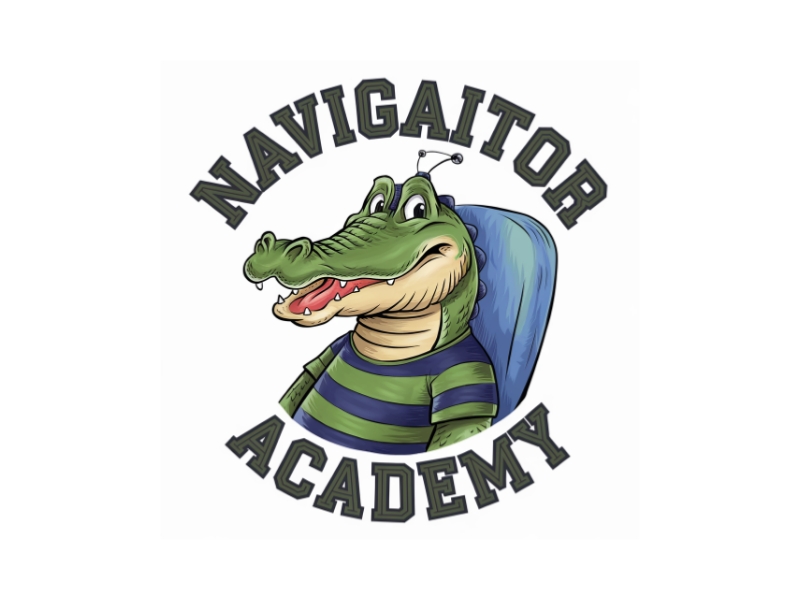 NavigAItor Academy logo design by Charii