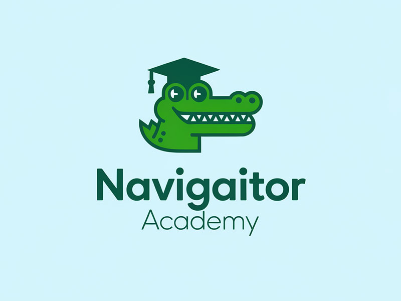 NavigAItor Academy logo design by IamSoya