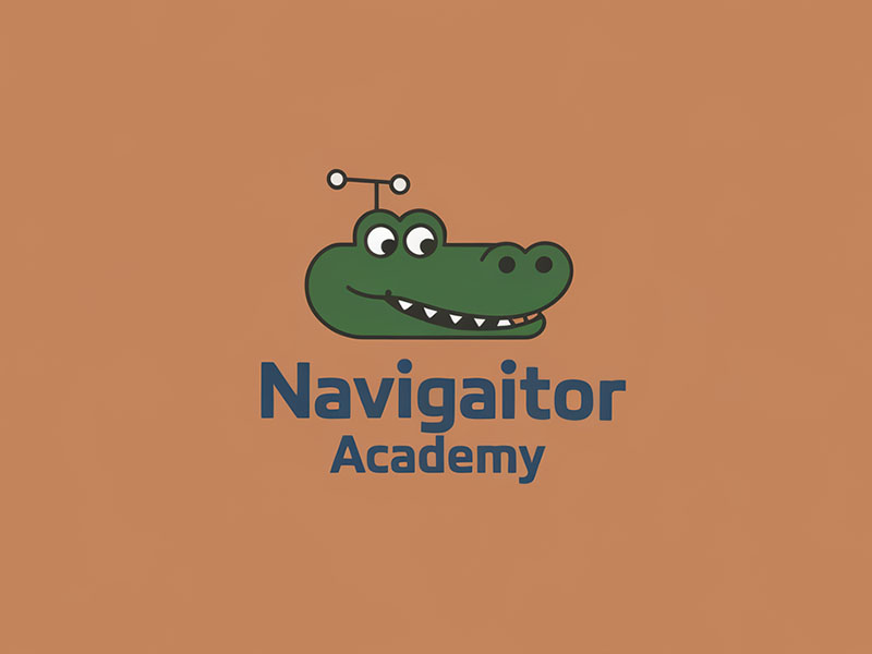 NavigAItor Academy logo design by IamSoya