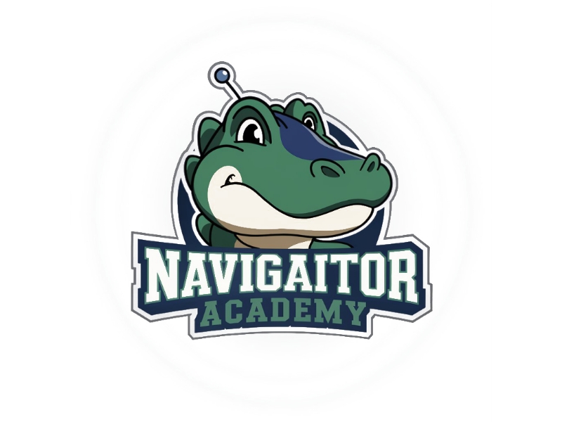 NavigAItor Academy logo design by Charii