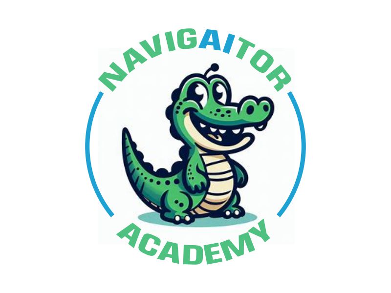 NavigAItor Academy logo design by rizuki