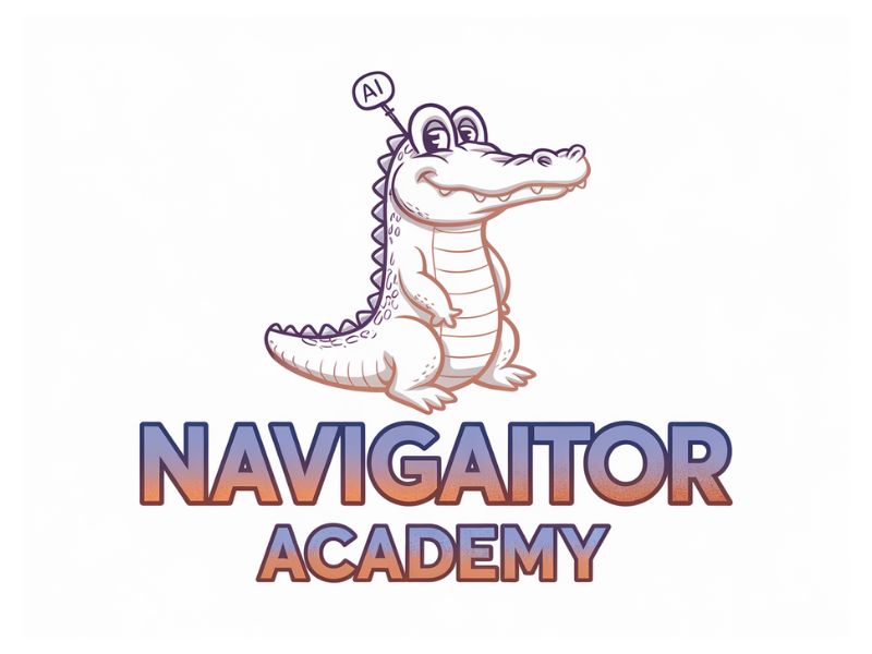 NavigAItor Academy logo design by Octavino Arianto