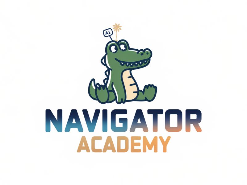 NavigAItor Academy logo design by Octavino Arianto