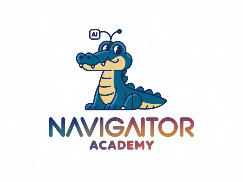 NavigAItor Academy logo design by Octavino Arianto