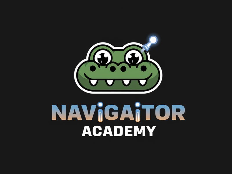 NavigAItor Academy logo design by Octavino Arianto