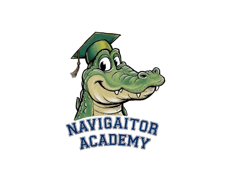 NavigAItor Academy logo design by Charii