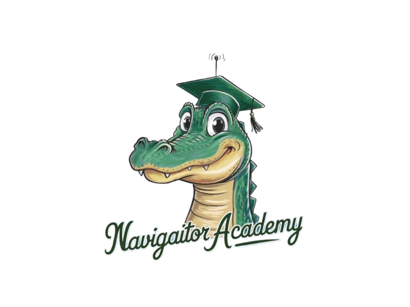 NavigAItor Academy logo design by Charii