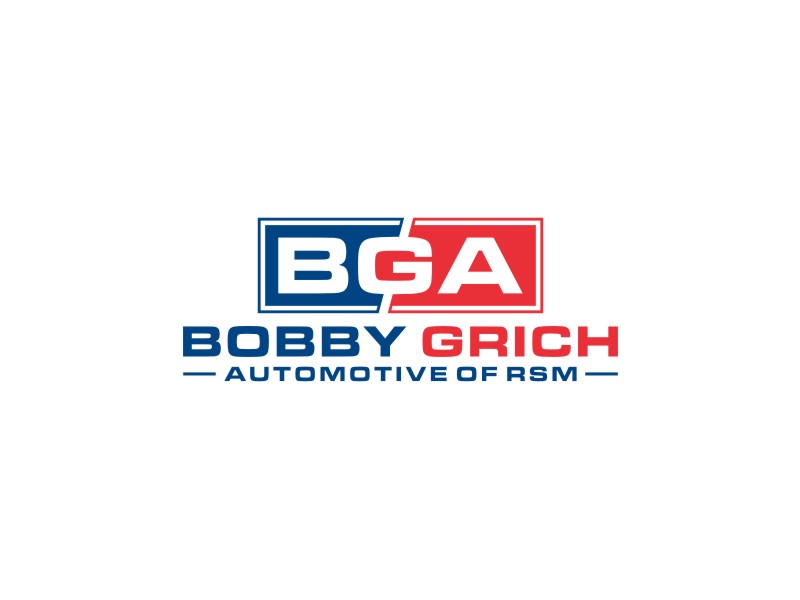 Bobby Grich Automotive of RSM logo design by Artomoro