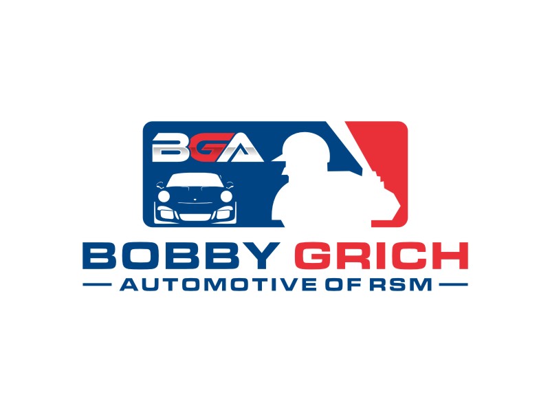 Bobby Grich Automotive of RSM logo design by Artomoro