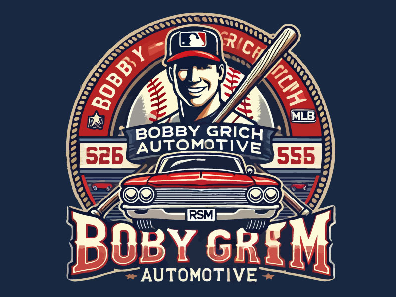 Bobby Grich Automotive of RSM logo design by Rahul Biswas