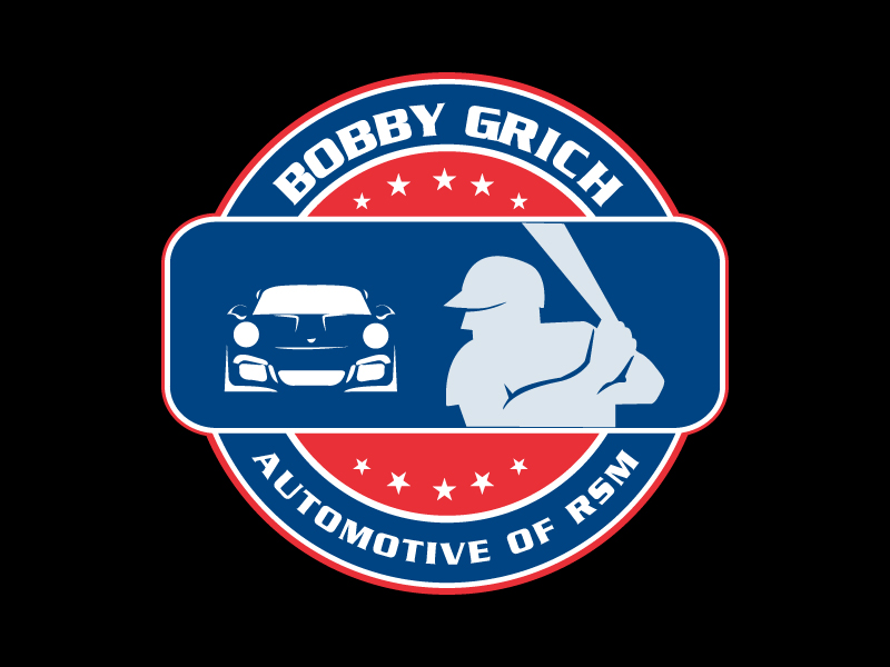 Bobby Grich Automotive of RSM logo design by Koushik