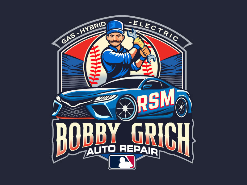 Bobby Grich Automotive of RSM logo design by Rahul Biswas