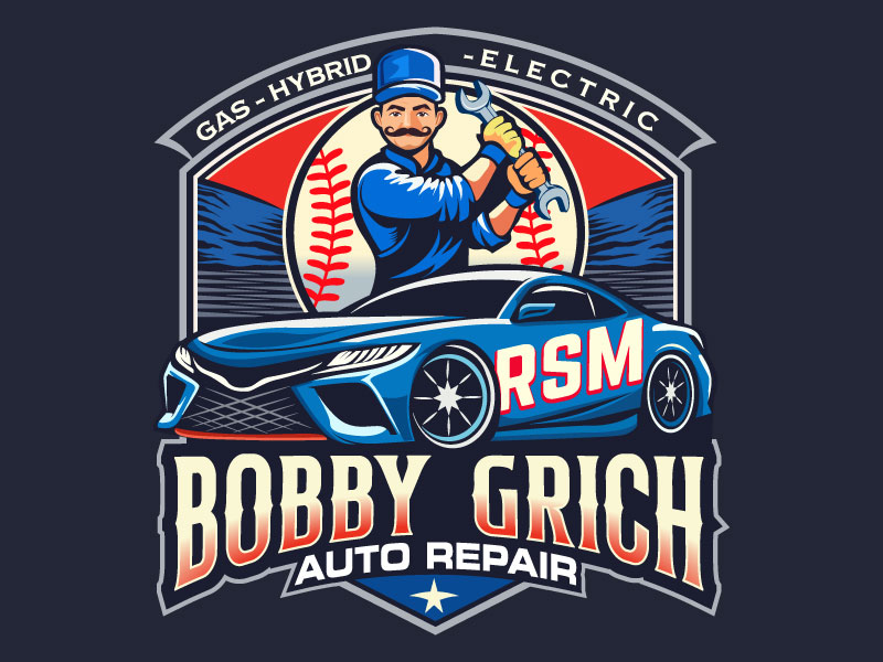 Bobby Grich Automotive of RSM logo design by Rahul Biswas