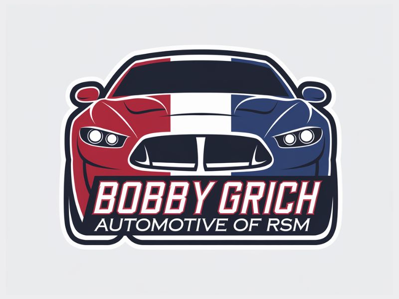 Bobby Grich Automotive of RSM logo design by Octavino Arianto