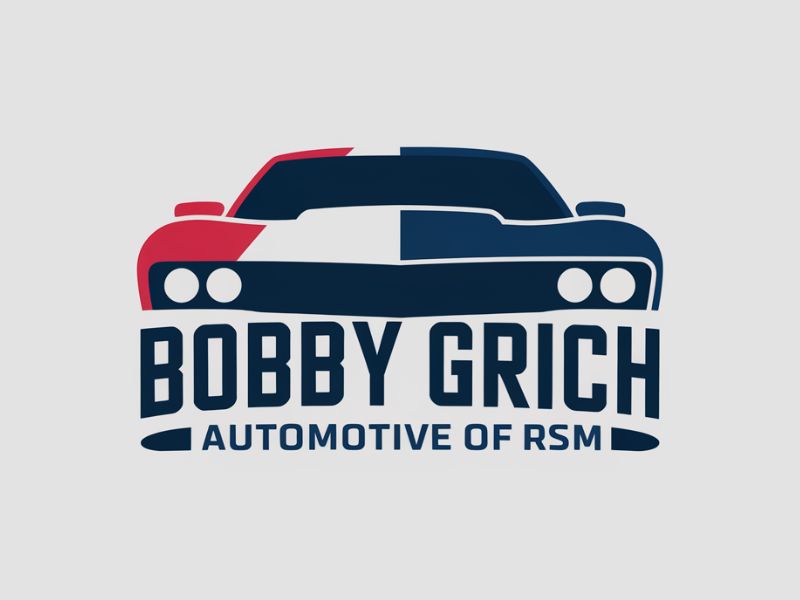 Bobby Grich Automotive of RSM logo design by Octavino Arianto