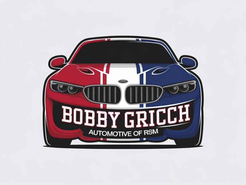 Bobby Grich Automotive of RSM logo design by Octavino Arianto