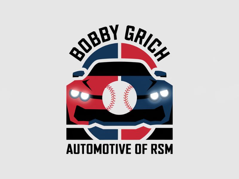 Bobby Grich Automotive of RSM logo design by Octavino Arianto