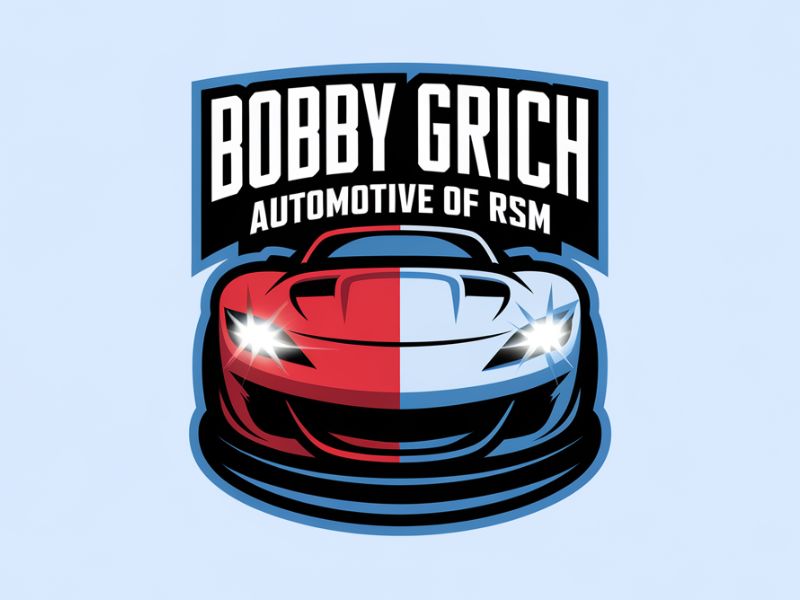 Bobby Grich Automotive of RSM logo design by Octavino Arianto