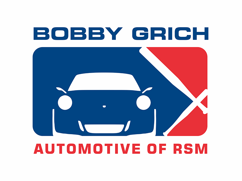 Bobby Grich Automotive of RSM logo design by gitzart