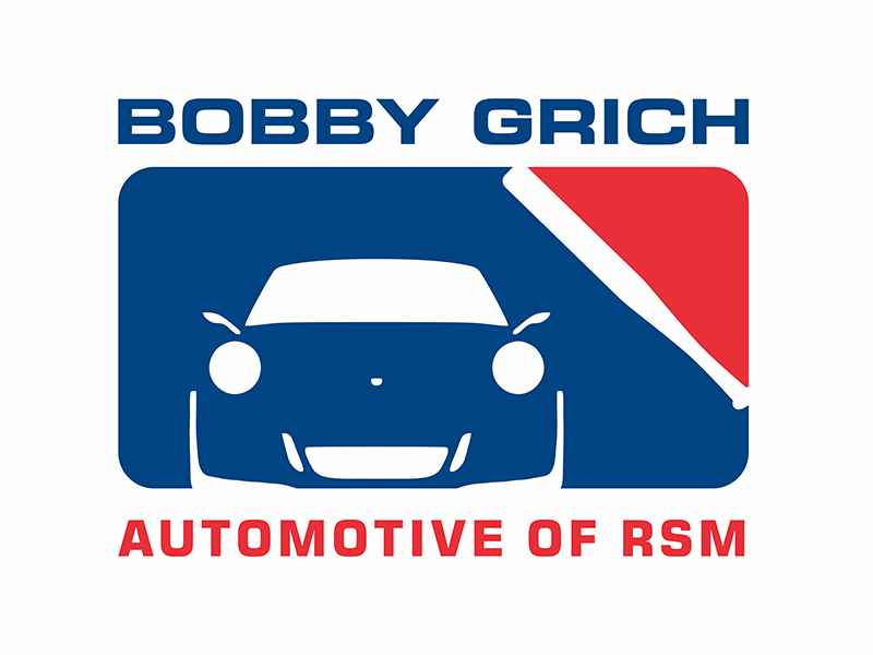 Bobby Grich Automotive of RSM logo design by gitzart