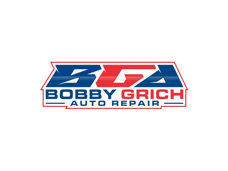 Bobby Grich Automotive of RSM logo design by Artomoro