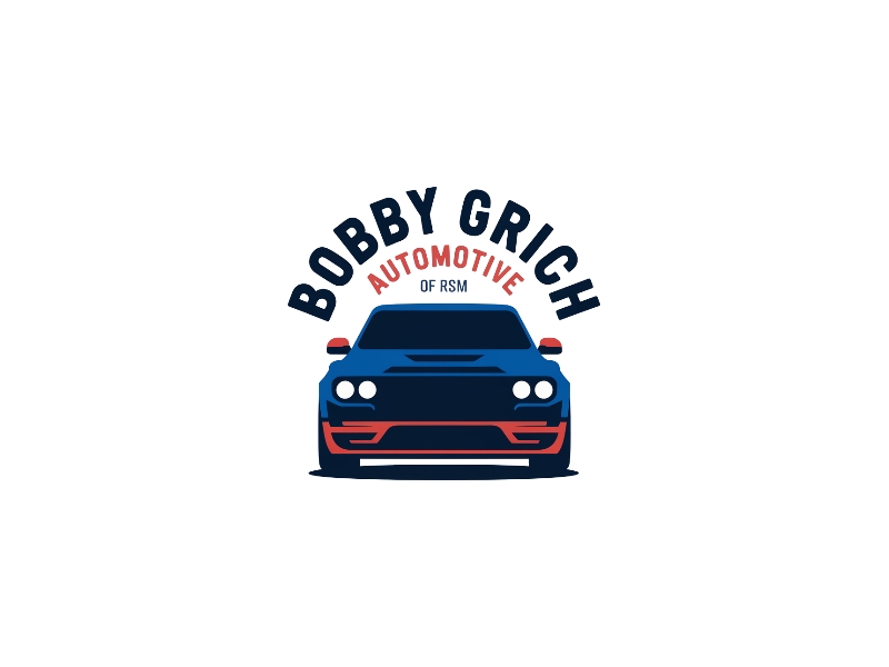 Bobby Grich Automotive of RSM logo design by iffikhan