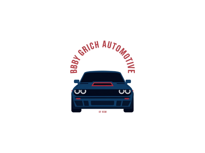 Bobby Grich Automotive of RSM logo design by iffikhan