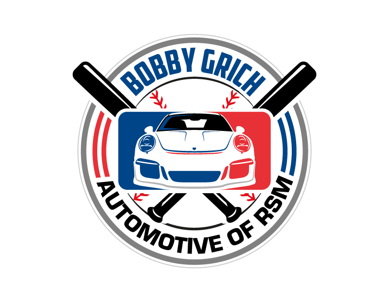 Bobby Grich Automotive of RSM logo design by Herquis