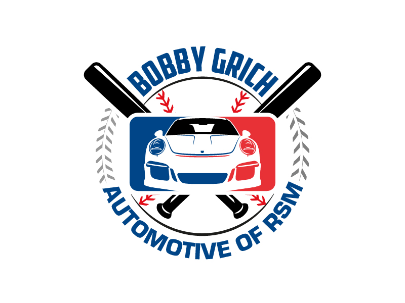 Bobby Grich Automotive of RSM logo design by Herquis