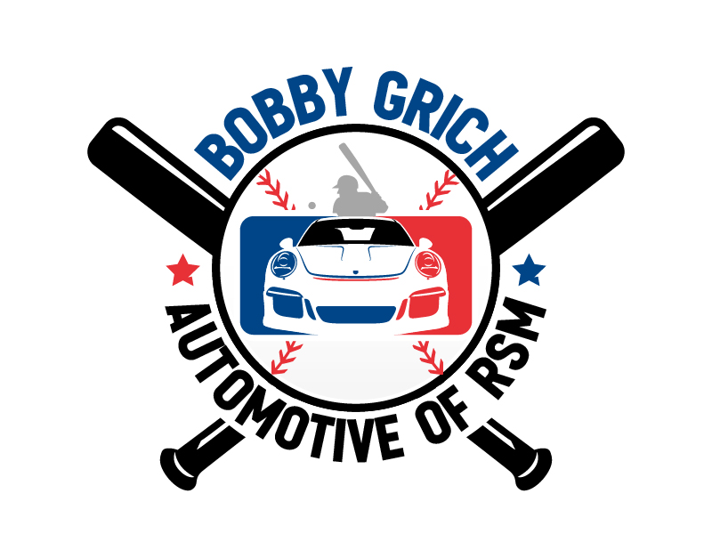 Bobby Grich Automotive of RSM logo design by Herquis