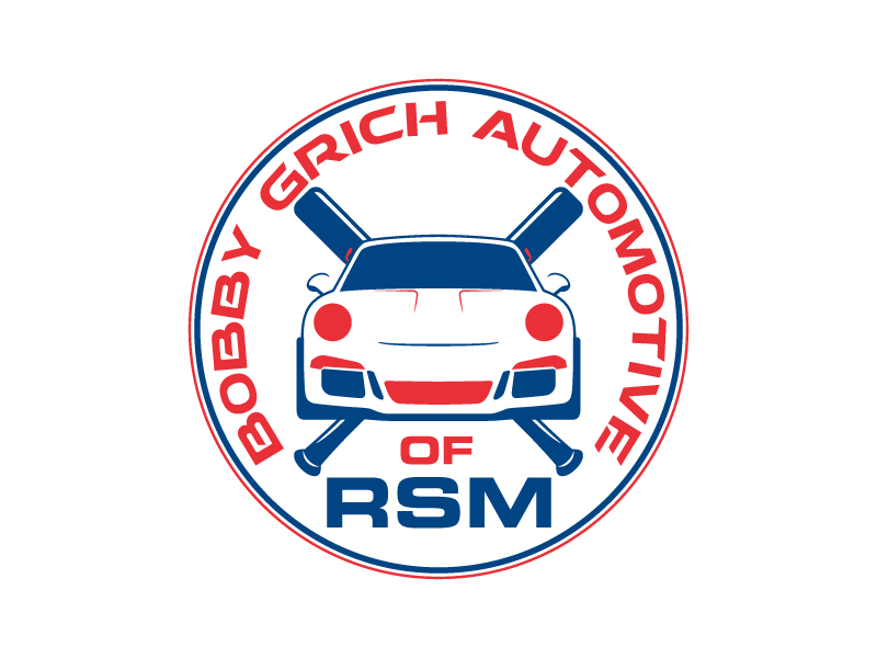 Bobby Grich Automotive of RSM logo design by Assassins