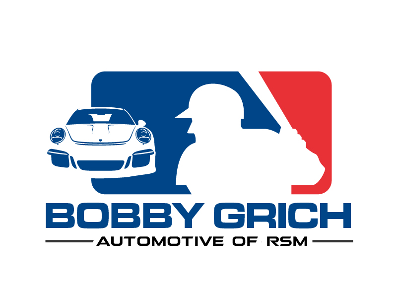 Bobby Grich Automotive of RSM logo design by Herquis