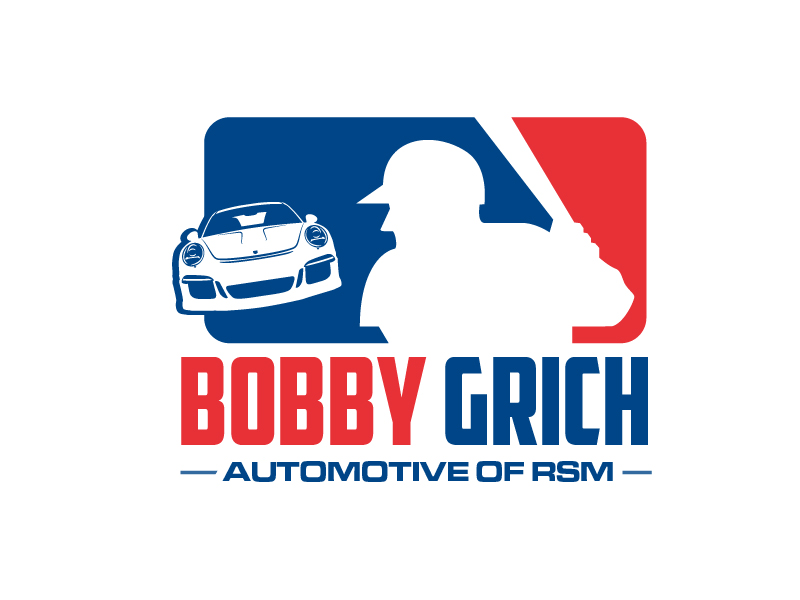 Bobby Grich Automotive of RSM logo design by Herquis