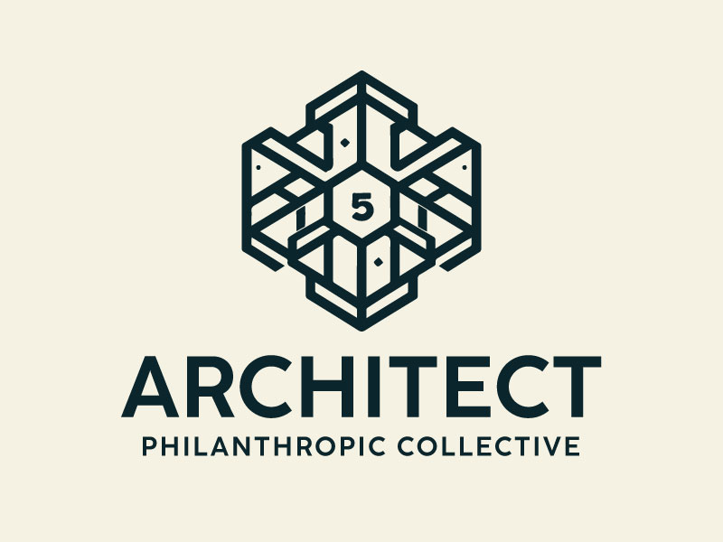 ARCHITECT Philanthropic Collective logo design by Rahul Biswas