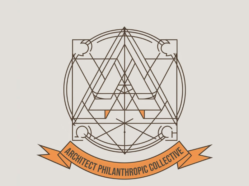 ARCHITECT Philanthropic Collective logo design by Crushboysourav